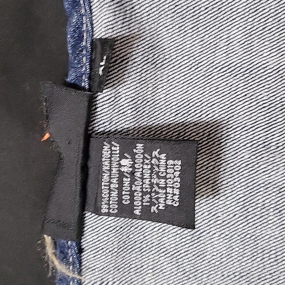 Harley-Davidson Denim Blue Lace-Up Vest - Picture 9 of 9